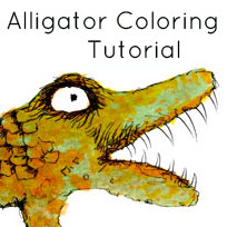 Alligator Coloring Tutorial