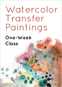 Watercolor Transfer Paintings