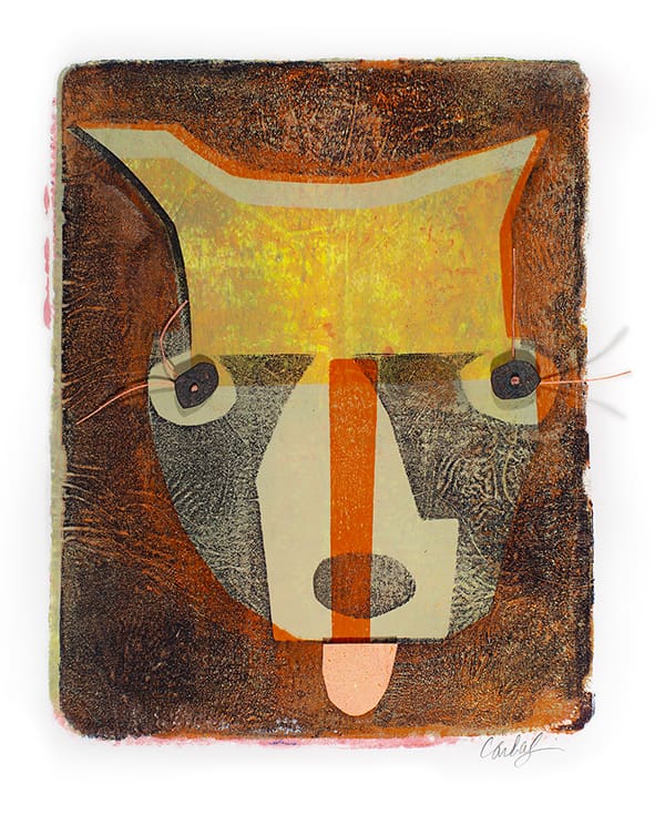 Magazine Resist Technique for the Gelli® Printing Plate 